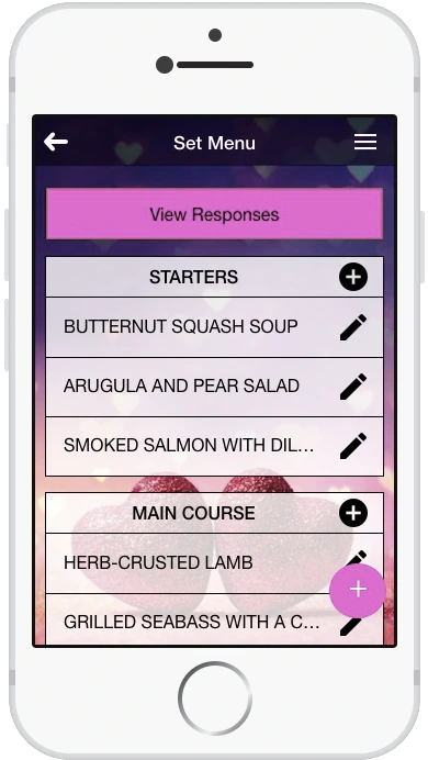 food menu